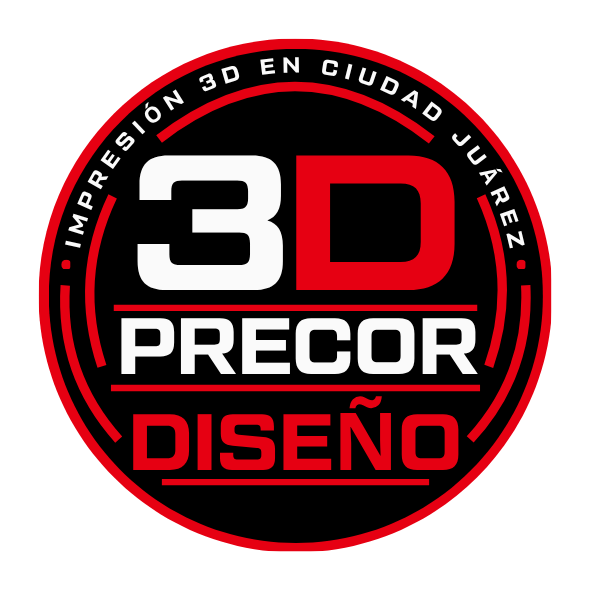 Logotipo principal de 3D PRECOR DISEÑO